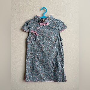 Floral Kids Cheongsam Dress